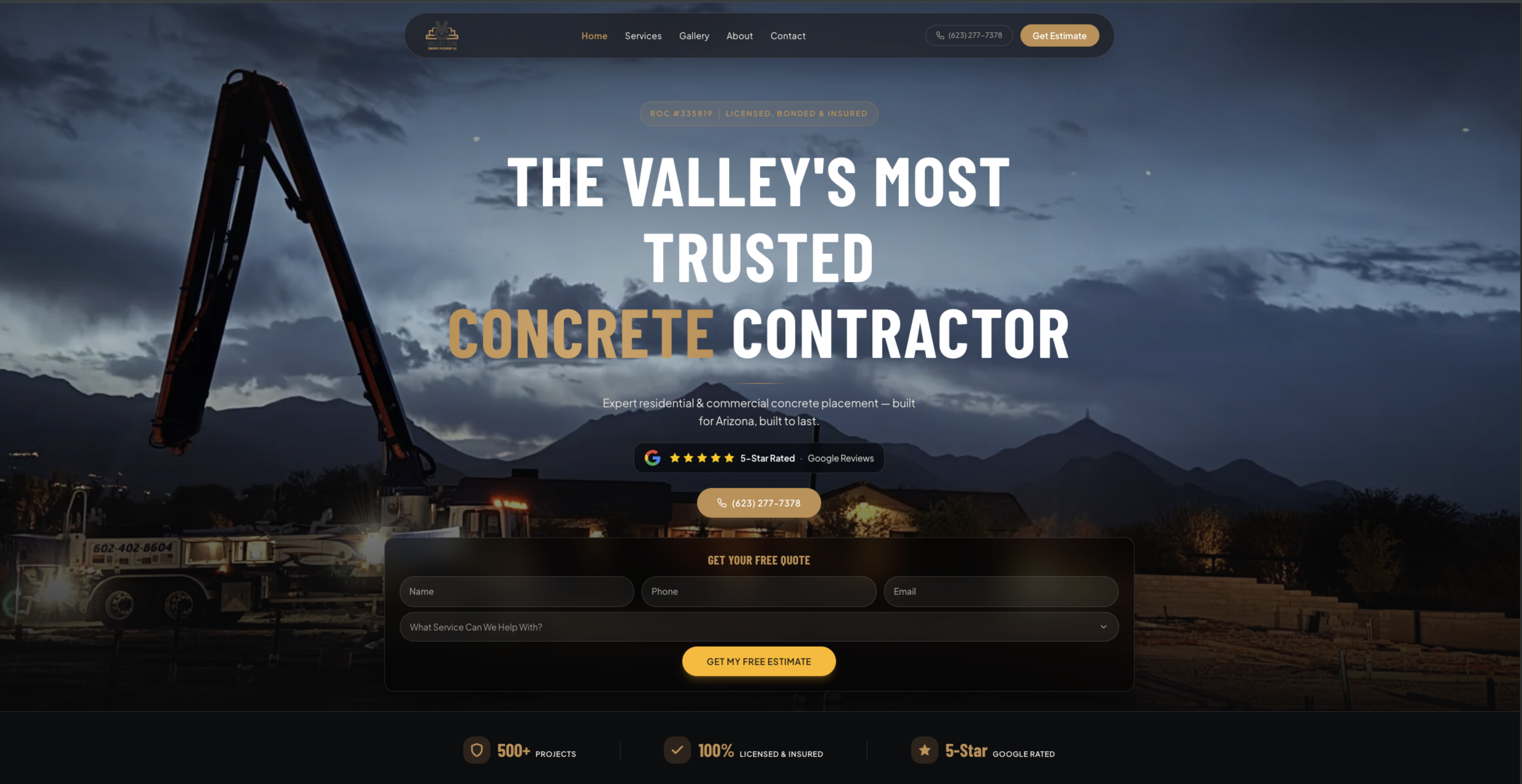 Valleycon website screenshot